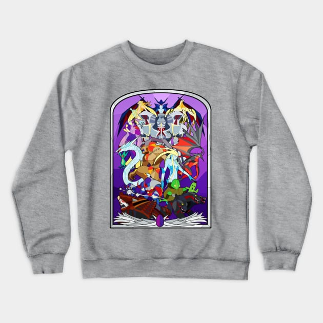 Stained Fantasy Crewneck Sweatshirt by sparkmark